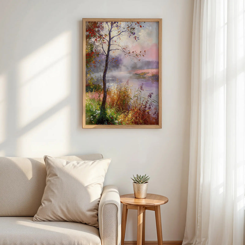 Artwork in Reflective Corner