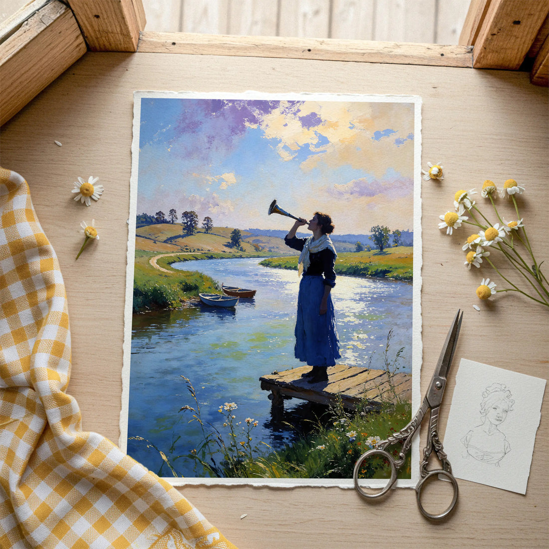 Dinner Horn - Art Academi - Poster