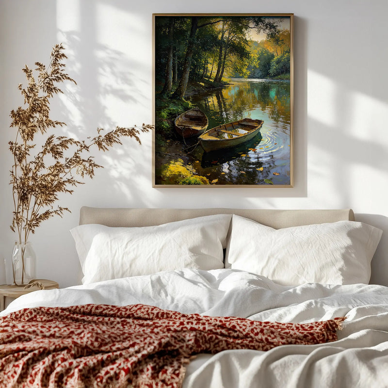 Artwork in Reflective Corner