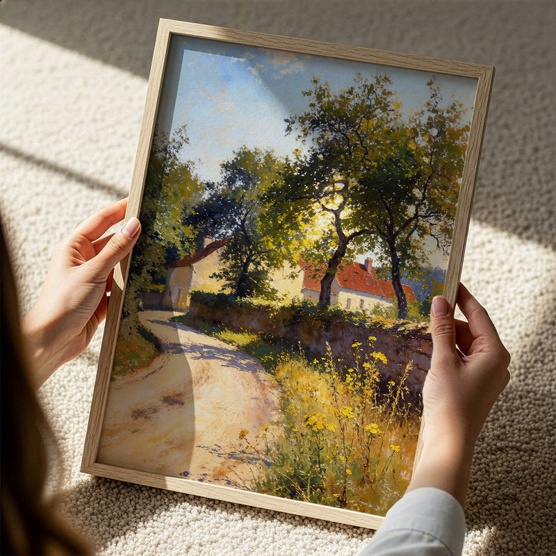 Artwork in Reflective Corner