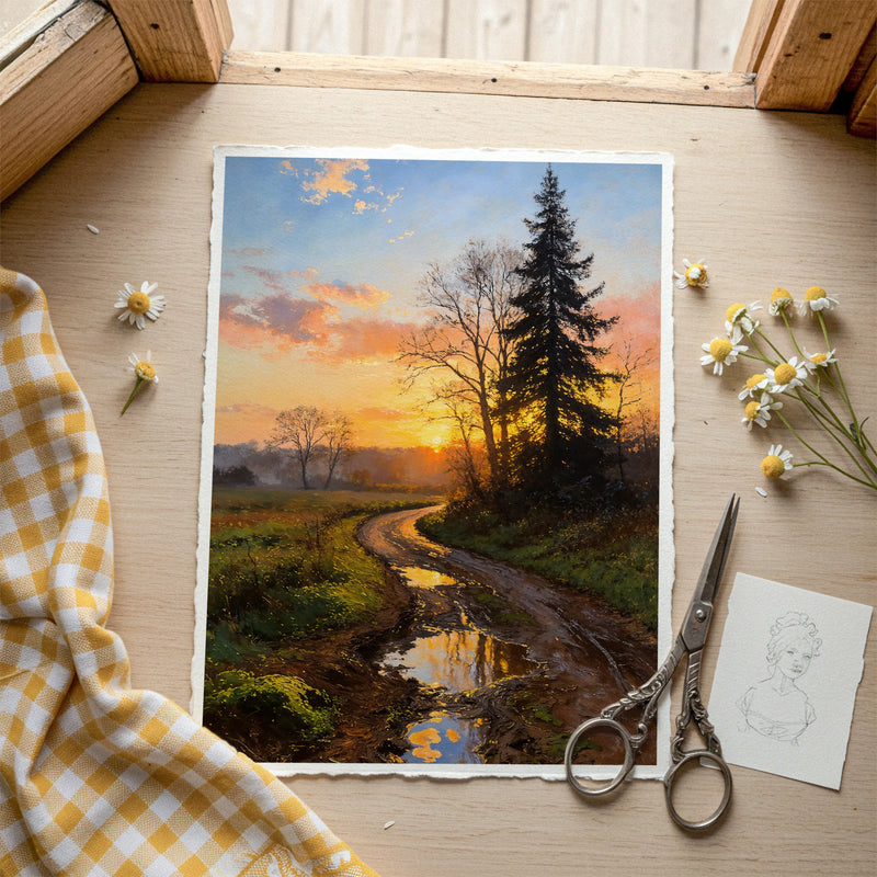 Even Fall Fine Art Print Detail