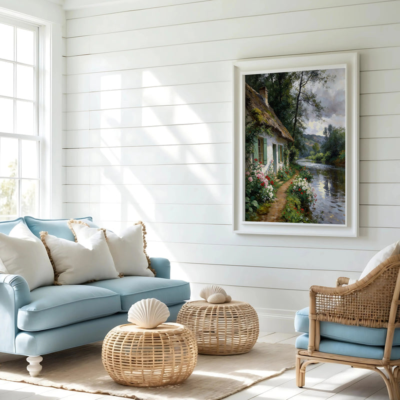 Artwork in Reflective Corner