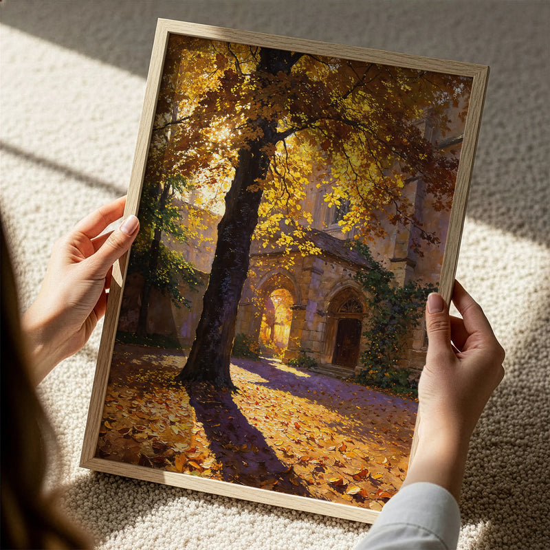 Artwork in Reflective Corner