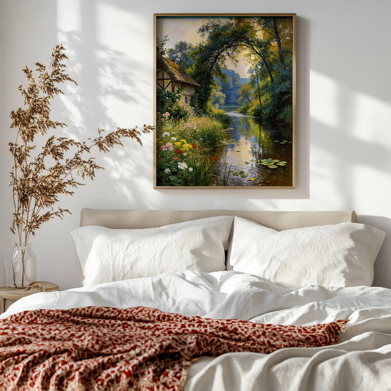 Artwork in Reflective Corner