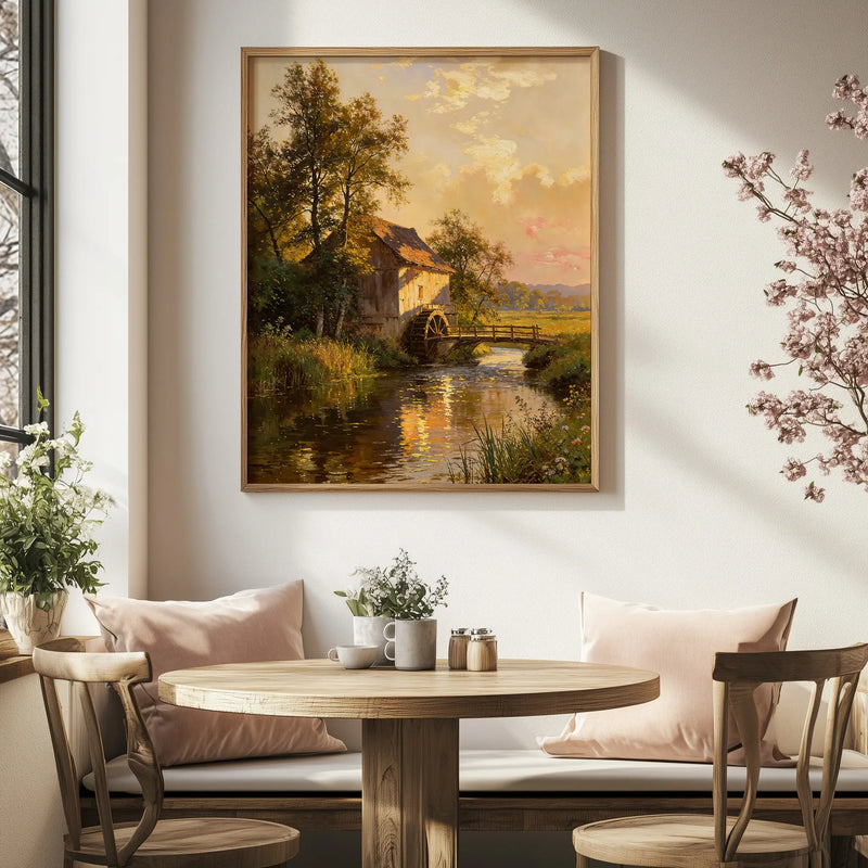 Artwork in Reflective Corner