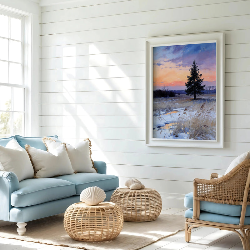 Artwork in Reflective Corner