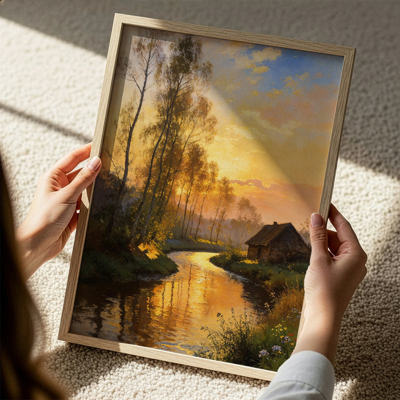 Artwork in Reflective Corner