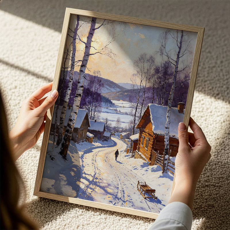 Sled Runner Fine Art Print Detail