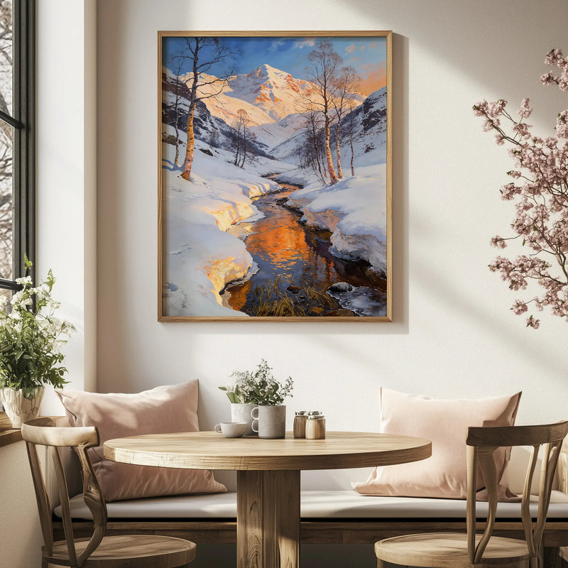 Artwork in Reflective Corner