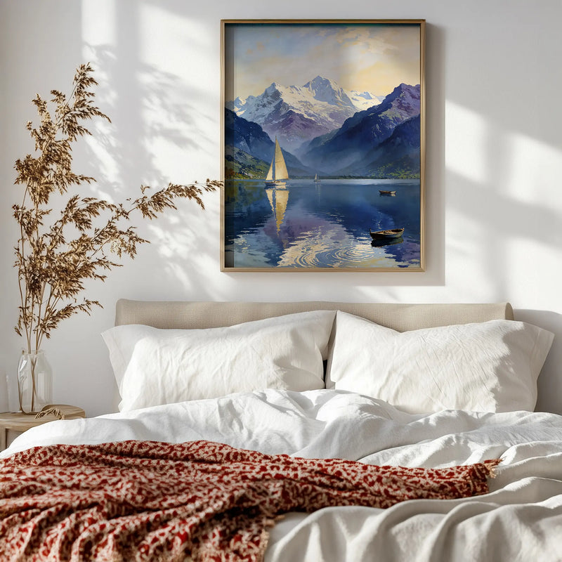 Artwork in Reflective Corner