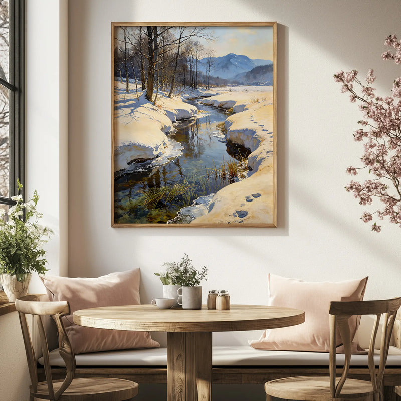 Artwork in Reflective Corner