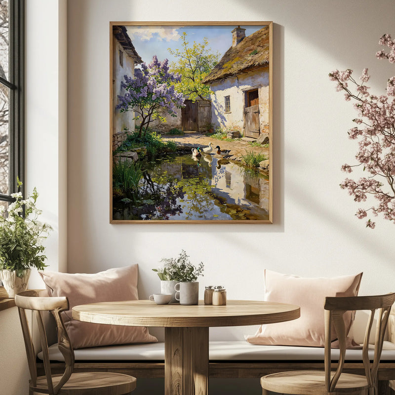 Backyard II Fine Art Print Detail
