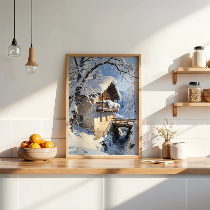 Artwork in Reflective Corner