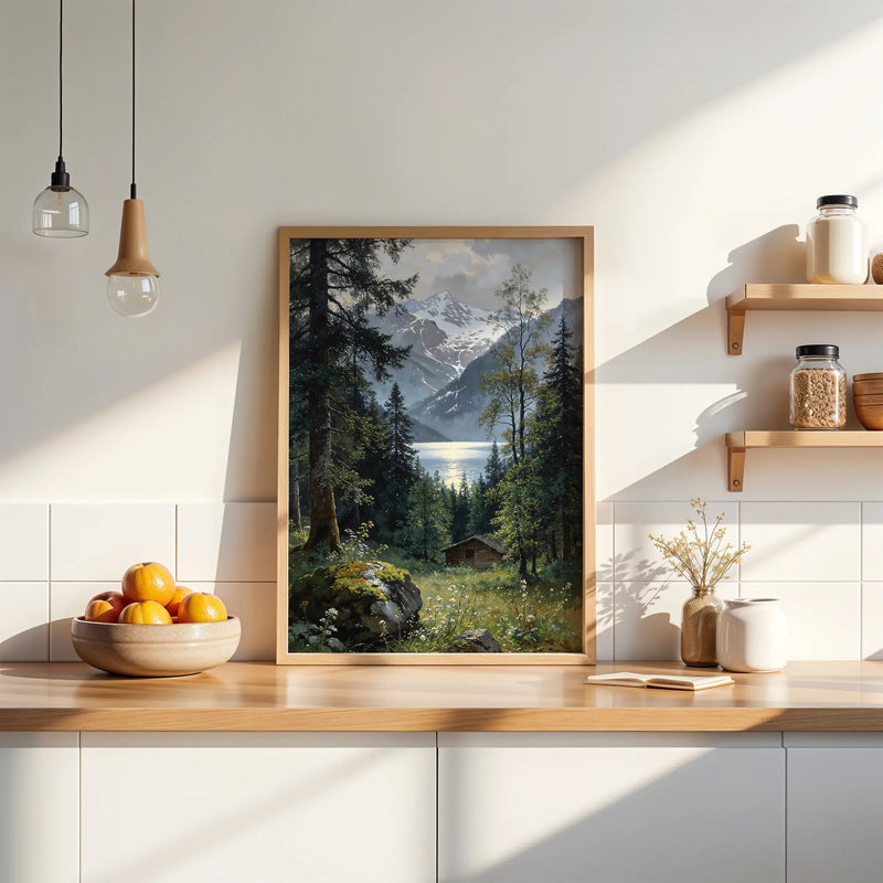 Artwork in Reflective Corner