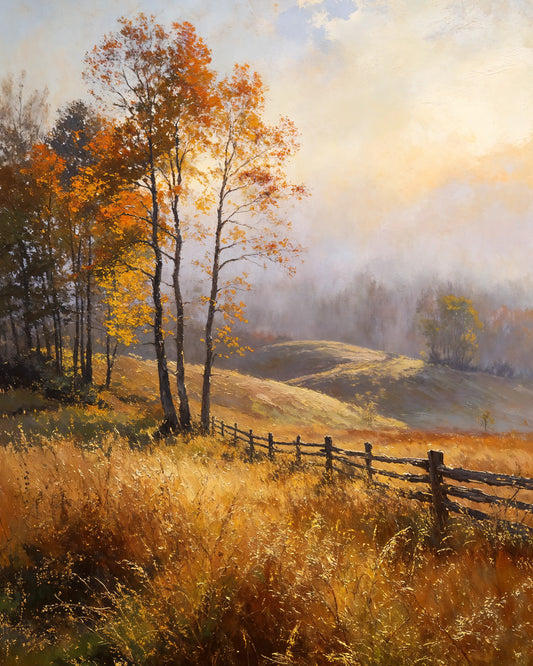 Hills of Gold - Art Academi - Poster