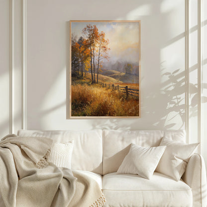 Hills of Gold - Art Academi - Poster