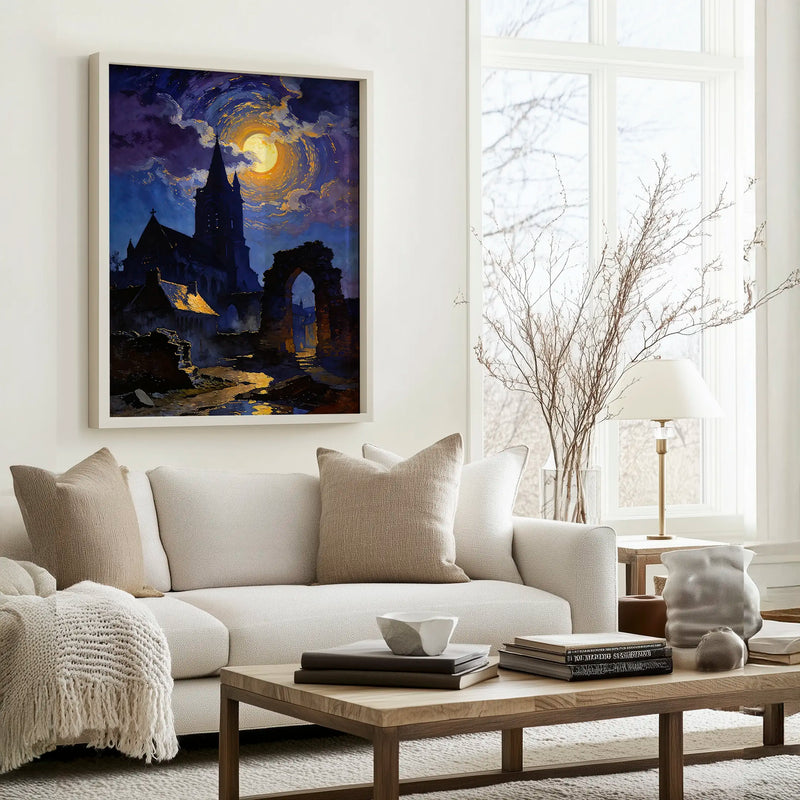 Artwork in Reflective Corner