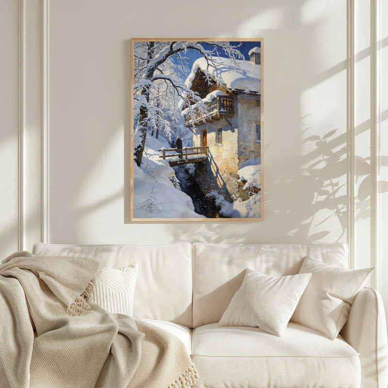 Artwork in Reflective Corner