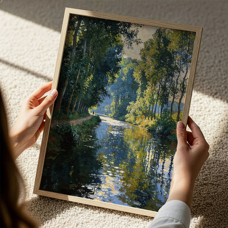 Artwork in Reflective Corner