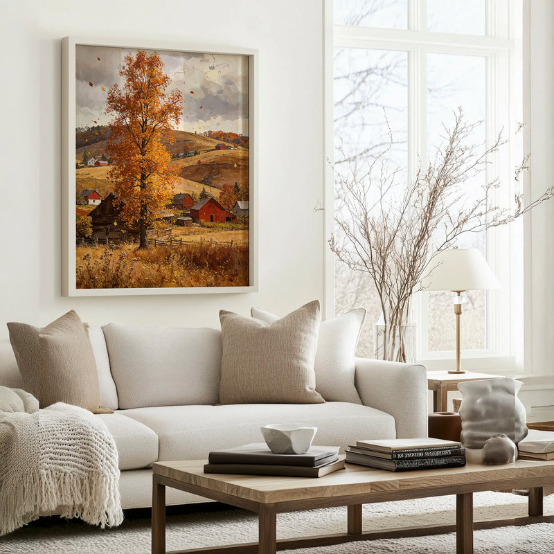 Artwork in Reflective Corner