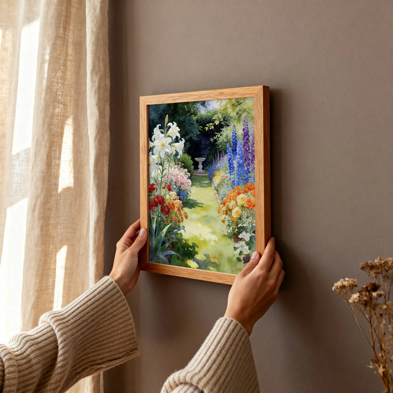 Artwork in Reflective Corner
