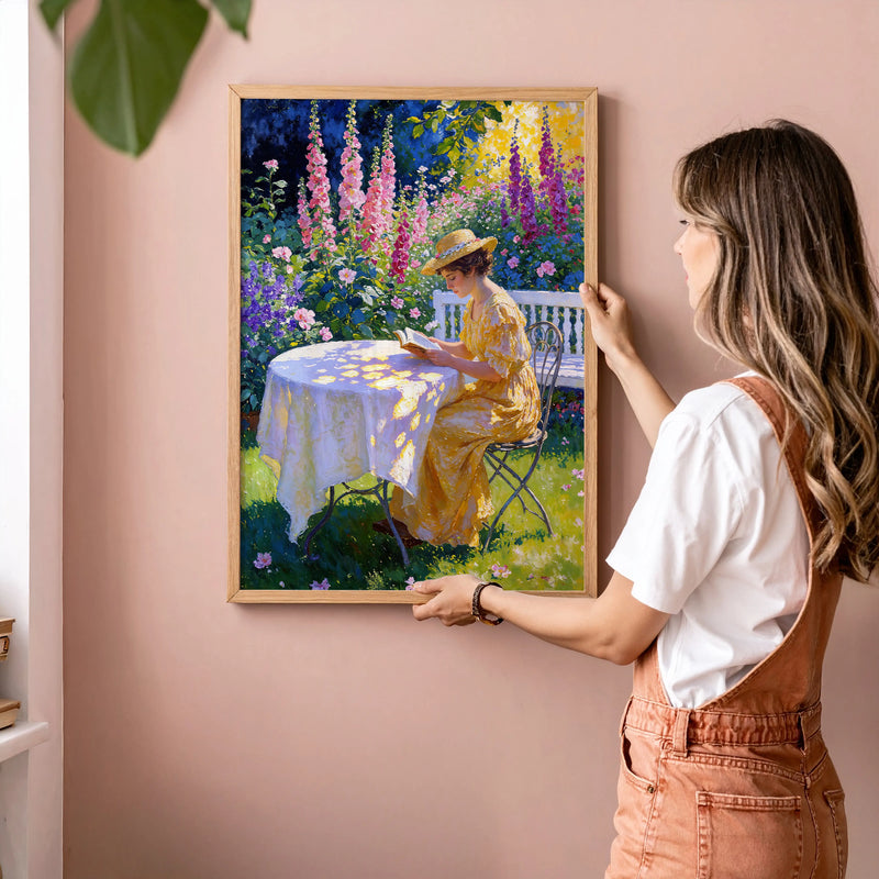 Artwork in Reflective Corner