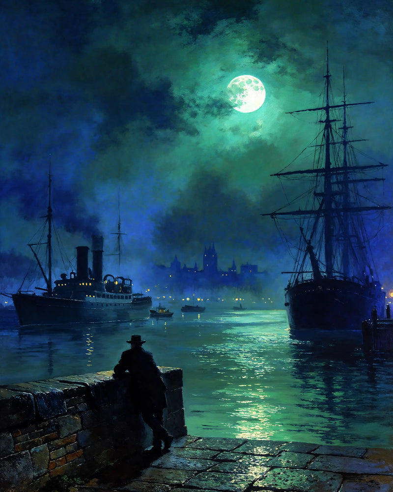 Harbor... Fine Art Print Detail