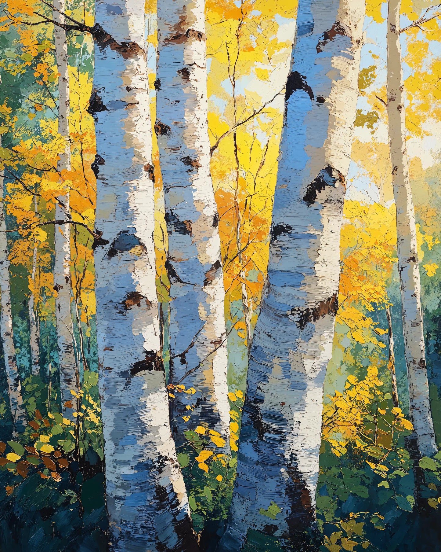 Birches & Aspens...