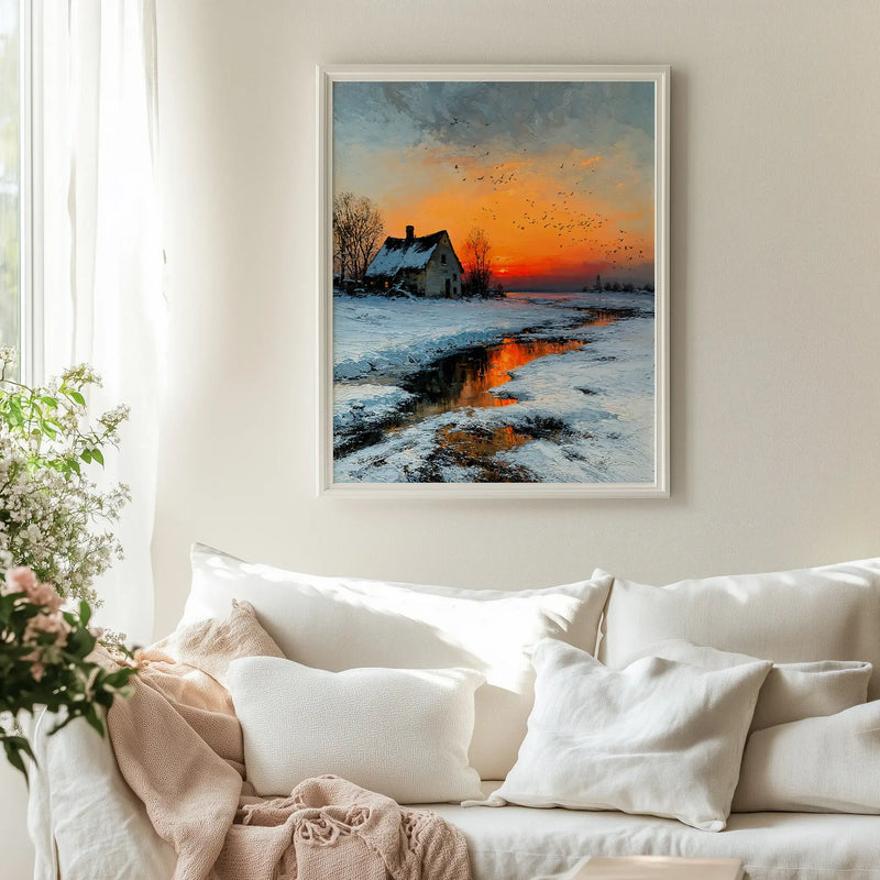 Artwork in Reflective Corner