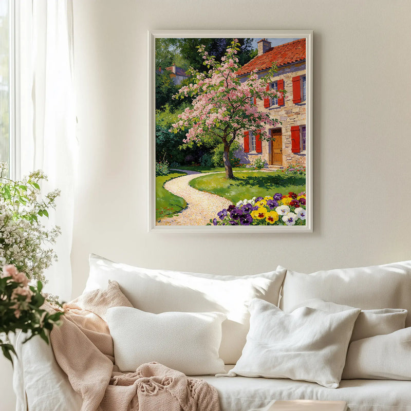 Artwork in Reflective Corner