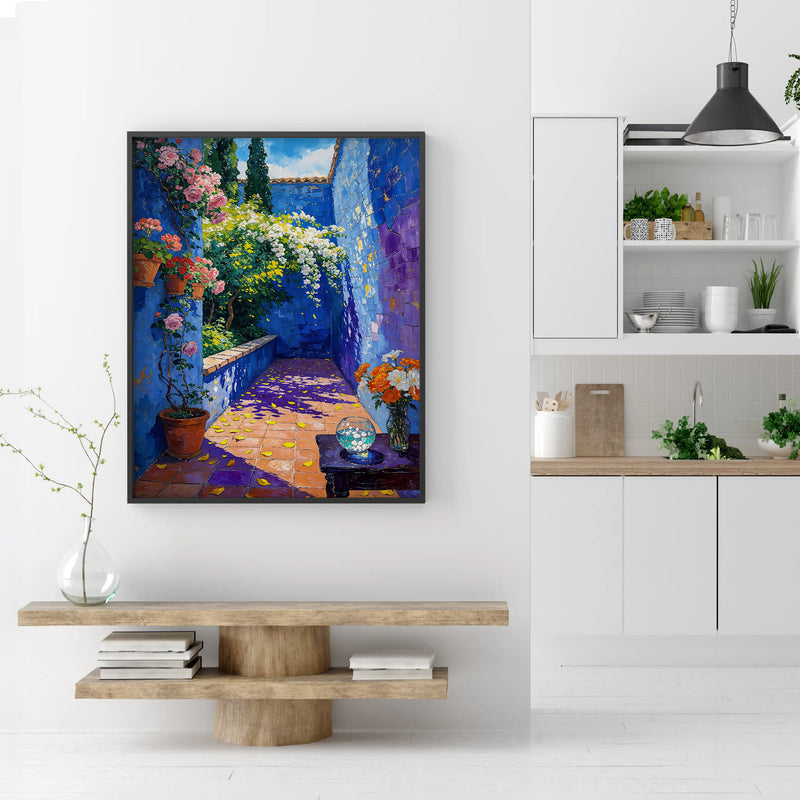 Artwork in Reflective Corner