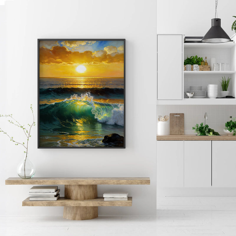 Artwork in Reflective Corner