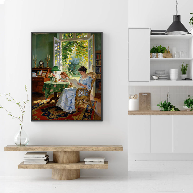 Artwork in Reflective Corner
