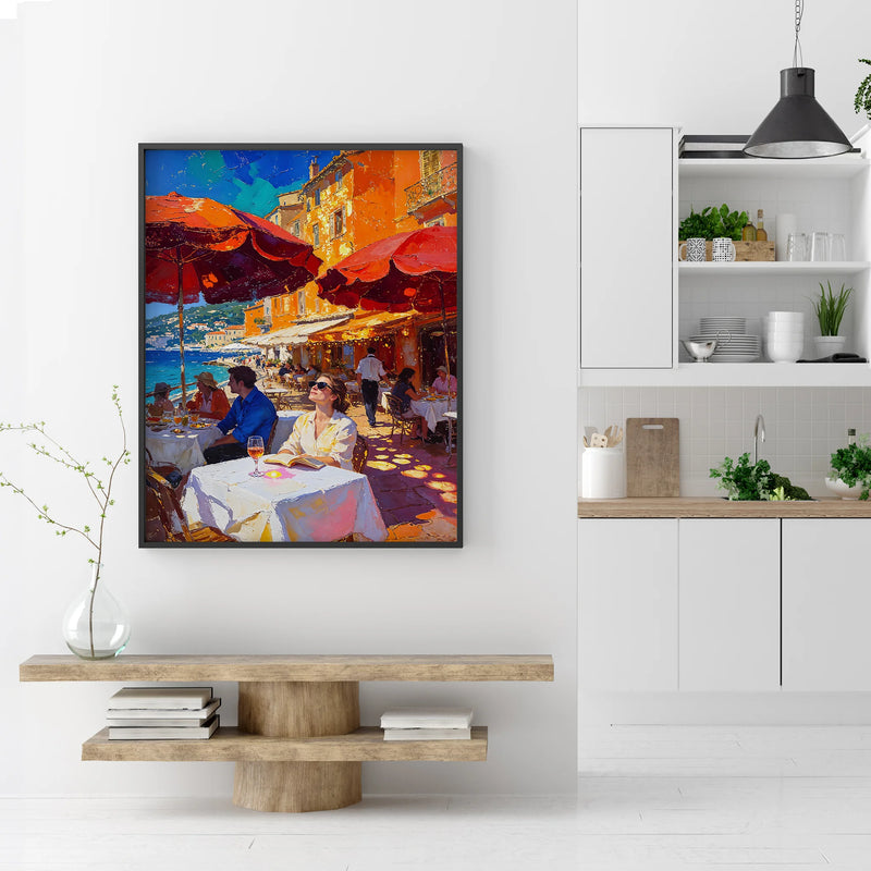 Artwork in Reflective Corner