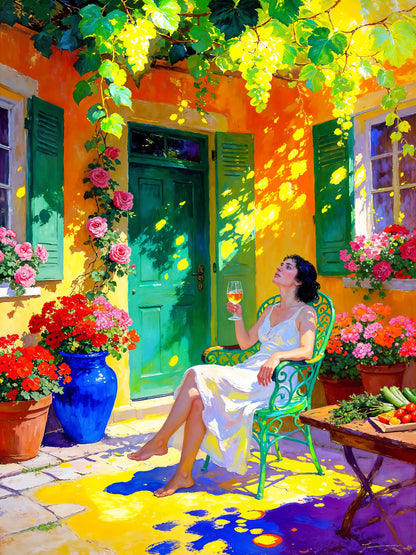 Lady & Dreams_post card