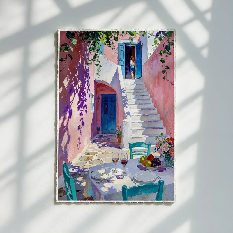 Artwork in Reflective Corner