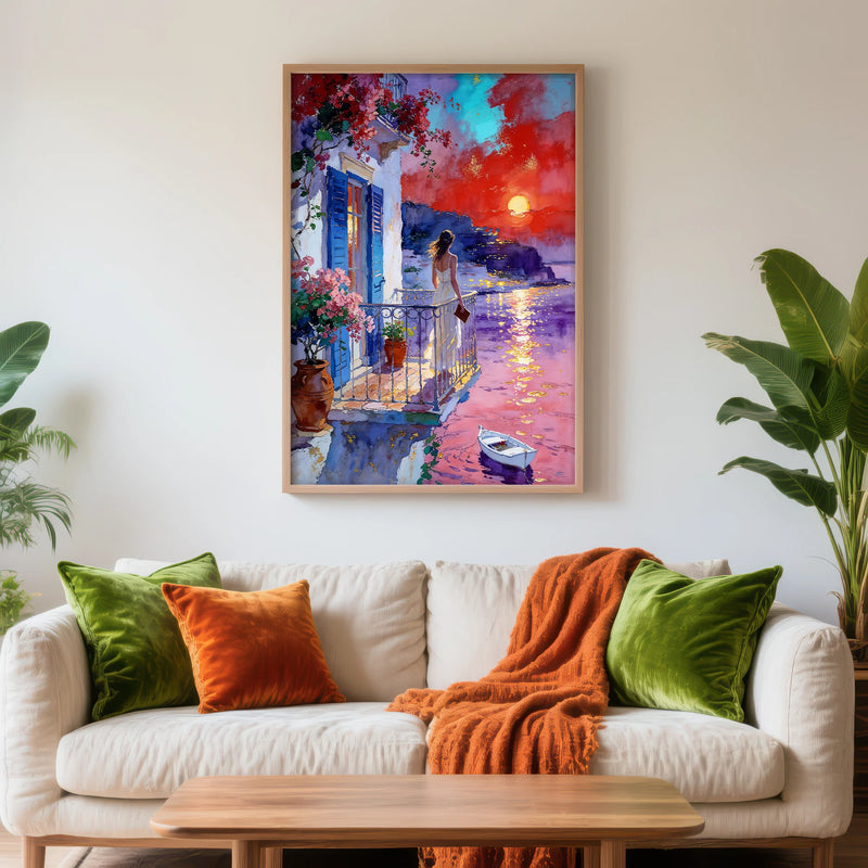 Artwork in Reflective Corner