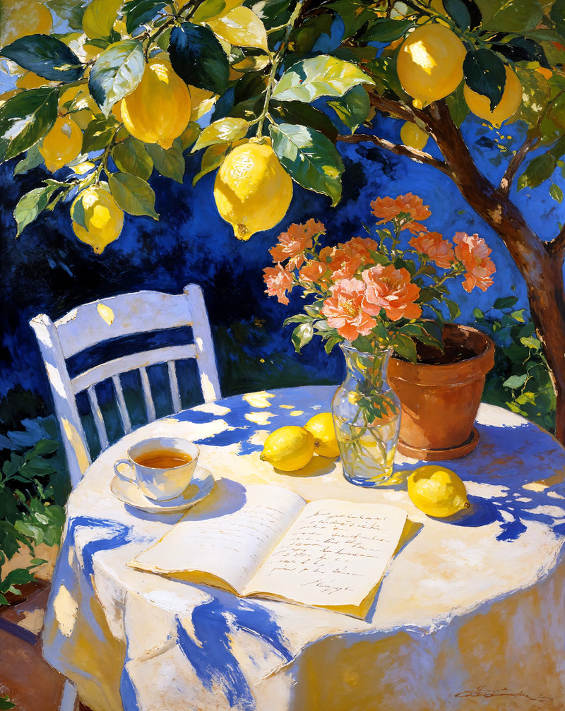 Under Lemon Tree Fine Art Print Detail