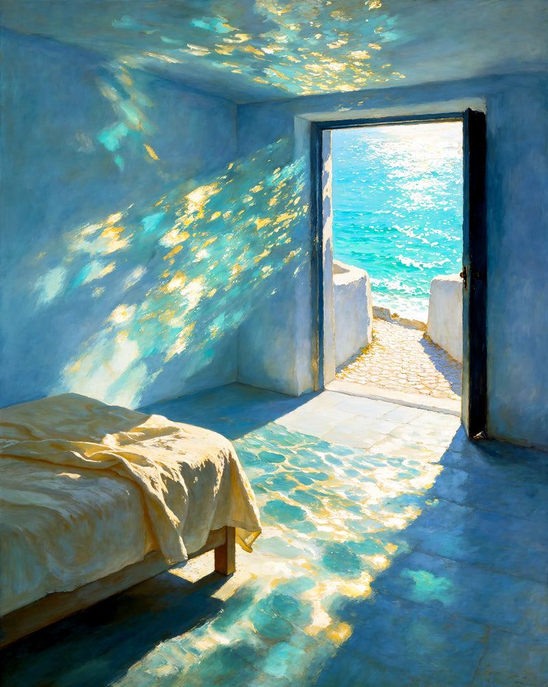 Love is Blue... Fine Art Print Detail