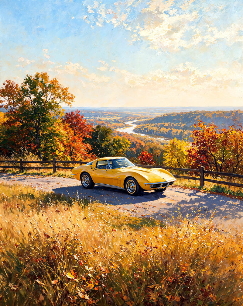 Corvette... Fine Art Print Detail