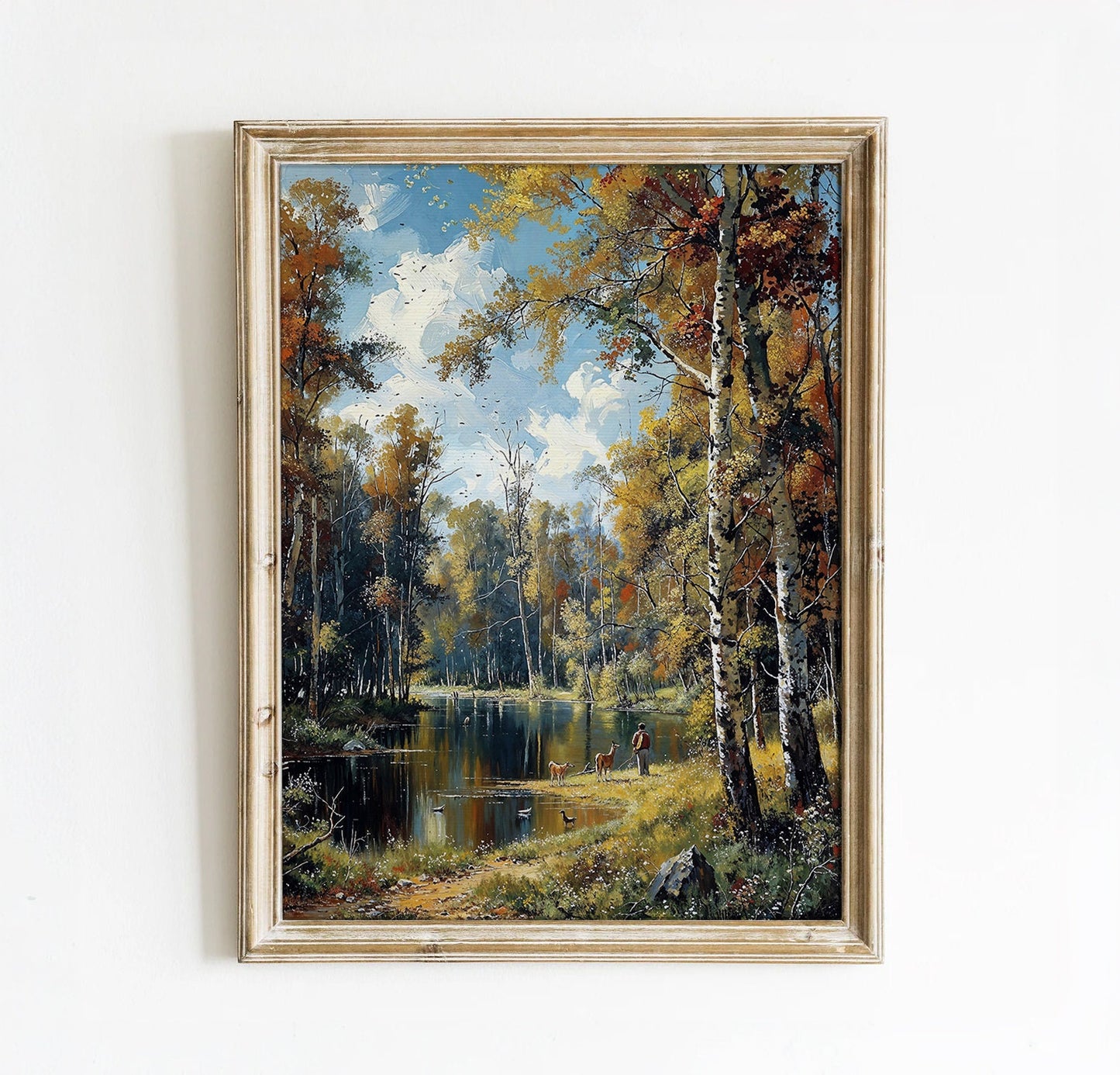 Tranquil Woodland Scene - Digital Art Print | Art Academi Wall Art | Instant Download