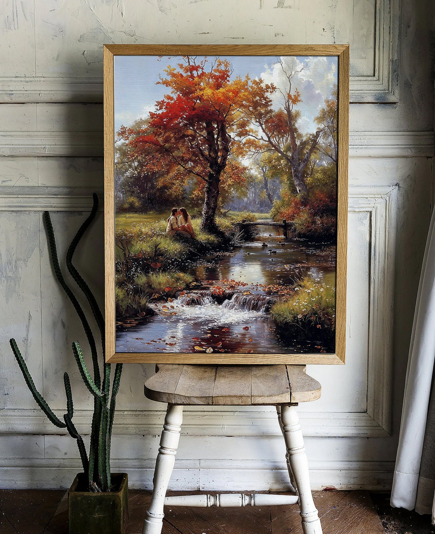 Golden Moments - Autumn Reflection | Art Academi Digital Art Print | Instant Download