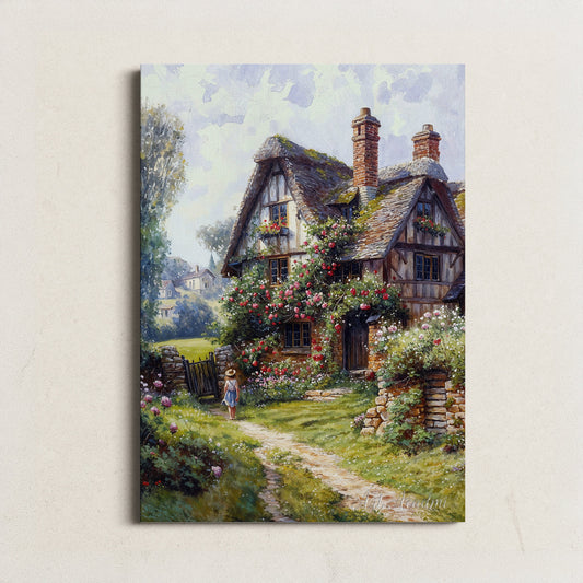 English Cottage Garden - Charming Country Home Printable Art for Home Decor | Art Academi